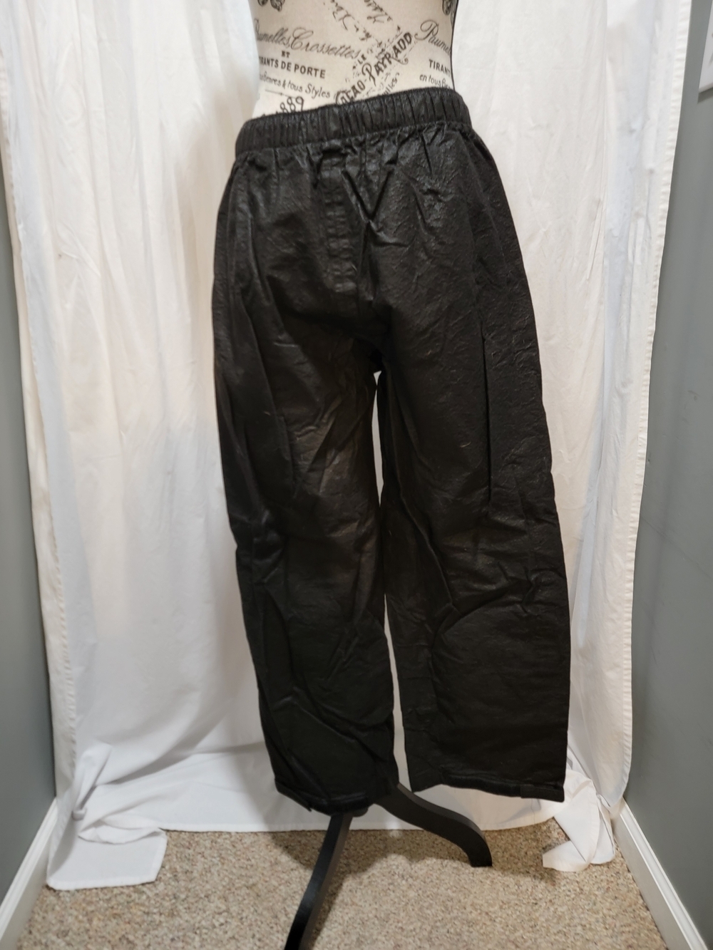 Frogg Toggs Black Waterproof Rain Pants - Picture 3 of 4
